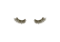 a pair of lashes on a black background